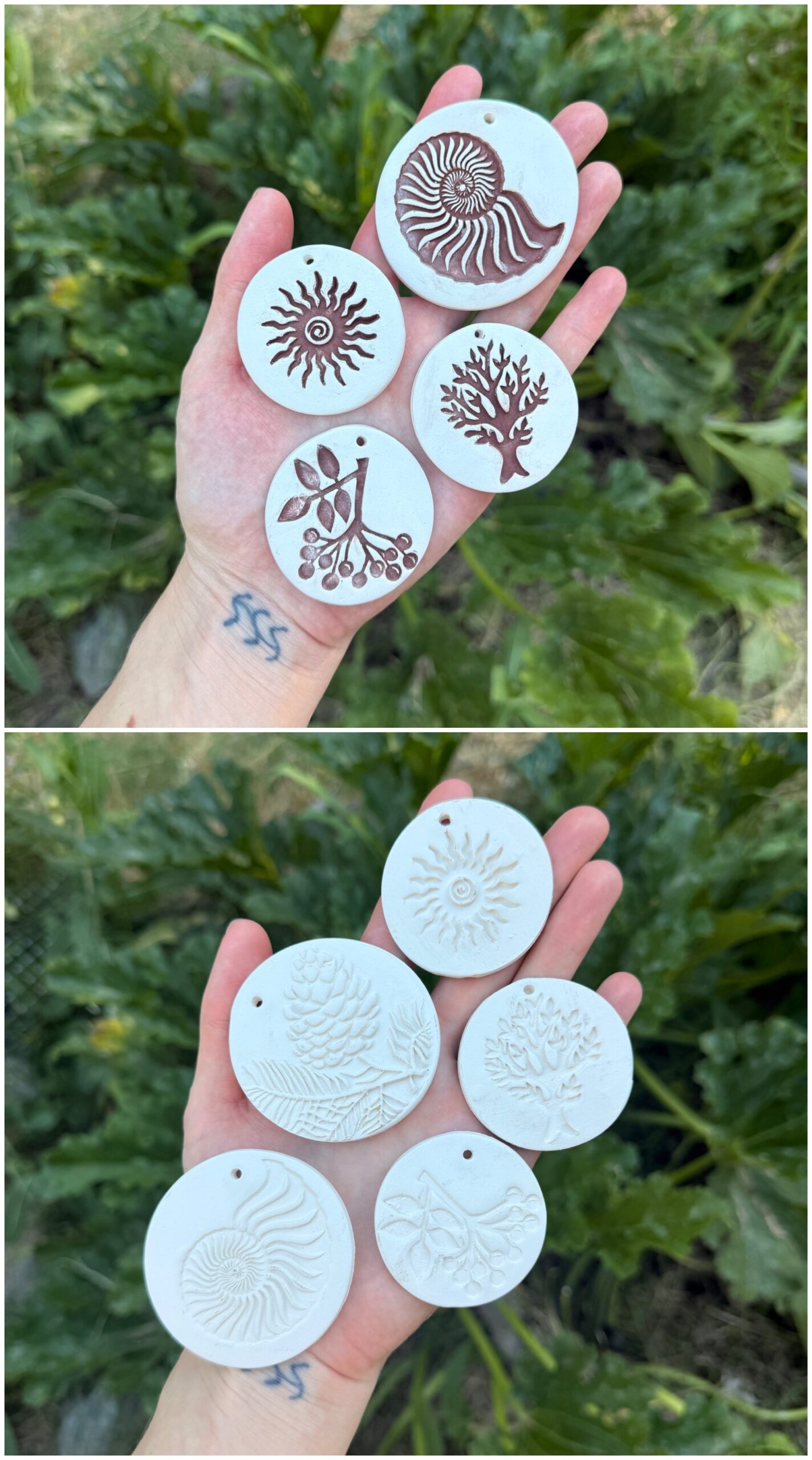 Clay amulet glazed with YOUR breastmilk - Image 2