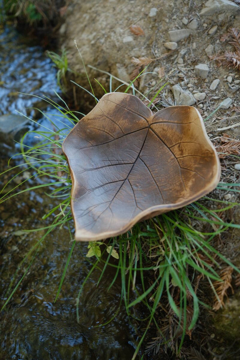 10x11” Large trinket / altar dish glazed with breastmilk
